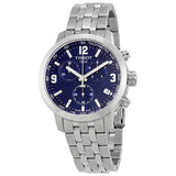 Tissot PRC 200 Chronograph Blue Dial Silver Steel Strap Watch For Men - T055.417.11.047.00 Buy Now By Tissot