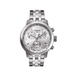 Tissot PRC 200 Chronograph Quartz Silver Dial Silver Steel Strap Watch For Men - T055.417.11.037.00 Buy Now By Tissot