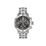 Tissot PRS 200 Grey Dial Chronograph Grey Dial Silver Steel Strap Watch For Men - T067.417.11.051.00 Buy Now By Tissot