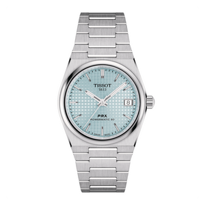 Tissot PRX Powermatic 80 Ice Blue Dial Silver Steel Strap Watch for Men - T137.207.11.351.00 Buy Now By Tissot