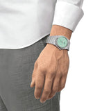 Tissot PRX Powermatic 80 Automatic Mint Green Dial Silver Steel Strap Watch for Men - T137.407.11.091.01 Buy Now By Tissot