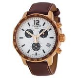 Tissot Quickster Chronograph Silver Dial Watch For Men - T095.417.36.037.01 Buy Now By Tissot