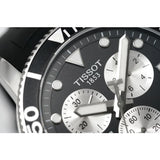 Tissot Seastar 1000 Chronograph Black Dial Black Rubber Strap Watch For Men - T120.417.17.051.00 Buy Now By Tissot
