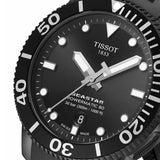 Tissot Seastar 1000 Powermatic 80 Black Dial Black Rubber Strap Watch For Men - T120.407.37.051.00 Buy Now By Tissot
