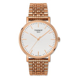Tissot Everytime Medium White Dial Rose Gold Mesh Bracelet Watch For Men - T109.410.33.031.00 Buy Now By Tissot