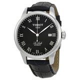 Tissot T Classic Le Locle Automatic Black Dial Black Leather Strap Watch For Men - T41.1.423.53 Buy Now By Tissot