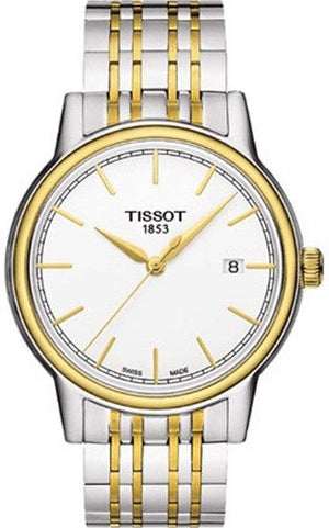 Tissot T Classic Carson Quartz White Dial Two Tone Steel Strap Watch for Men - T085.410.22.011.00 Buy Now By Tissot