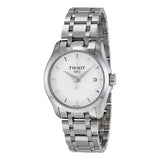 Tissot T Trend Couturier White Dial Silver Steel Strap Watch For Women - T035.210.11.011.00 Buy Now By Tissot