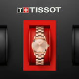 Tissot T Wave Rose Gold Dial Rose Gold Steel Strap Watch For Women - T112.210.33.456.00 Buy Now By Tissot