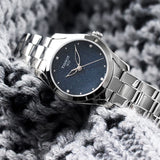 Tissot T Wave II Blue Dial Silver Steel Strap Watch For Women - T112.210.11.046.00 Buy Now By Tissot