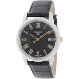 Tissot T Classic Dream Black Dial Black Leather Strap Watch for Men - T033.410.26.053.01 Buy Now By Tissot