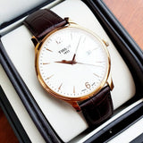 Tissot T Classic Tradition White Dial Brown Leather Strap Watch For Men - T063.610.36.037.00 Buy Now By Tissot