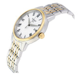 Tissot T Classic Carson Quartz White Dial Two Tone Steel Strap Watch for Men - T085.410.22.013.00 Buy Now By Tissot