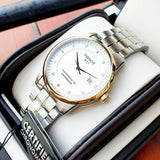 Tissot Luxury Powermatic 80 Silver Dial Silver Steel Strap Watch For Men - T086.408.22.036.00 Buy Now By Tissot