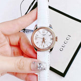 Tissot T-Classic Powermatic 80 Mother of Pearl Silver Dial White Leather Strap Watch For Women - T108.208.26.117.00 Buy Now By Tissot