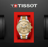 Tissot T Sport Chrono XL Classic Gold Dial Two Tone Steel Strap Watch for Men - T116.617.22.021.00 Buy Now By Tissot