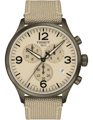 Tissot Chrono XL Beige Diag Beige NATO Strap Watch For Men - T116.617.37.267.01 Buy Now By Tissot