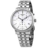 Tissot Carson Premium White Dial Silver Steel Strap Watch For Men - T122.417.11.011.00 Buy Now By Tissot