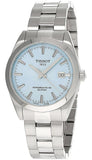 Tissot Gentleman Powermatic 80 Silicium Ice Blue Silver Steel Strap Watch For Men - T127.407.11.351.00 Buy Now By Tissot