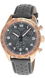 Tissot T Sport PRS 516 Chronograph Grey Dial Grey Leather Strap Watch for Men - T131.617.36.082.00 Buy Now By Tissot