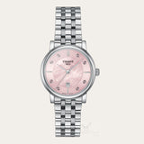 Tissot T Classic Carson Premium Pink Dial Silver Steel Strap Watch for Women - T122.210.11.159.00 Buy Now By Tissot