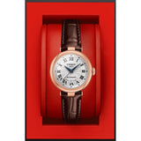 Tissot Bellissima Automatic Silver Dial Brown Leather Strap Watch For Women - T126.207.36.013.00 Buy Now By Tissot