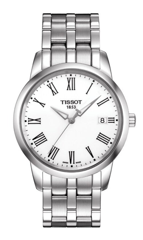 Tissot T Classic Dream White Dial Silver Steel Strap Watch For Men - T033.210.11.013.00 Buy Now By Tissot