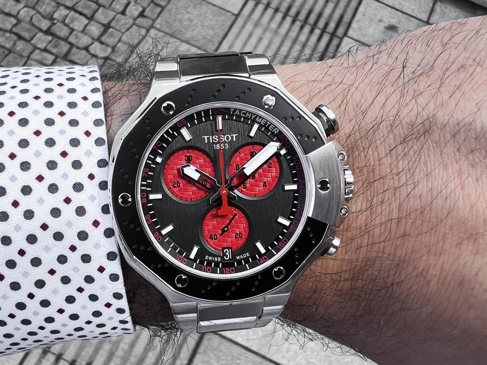 Tissot T Race Marc Marquez Limited Edition Black Dial Silver Steel Strap Watch for Men - T141.417.11.051.00 Buy Now By Tissot