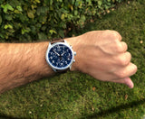 Tissot Chrono XL Vintage Blue Dial Brown Leather Strap Watch For Men - T116.617.16.042.00 Buy Now By Tissot