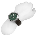 Tissot Chrono XL Chronograph Classic Green Dial Brown Leather Strap Watch For Men - T116.617.16.091.00 Buy Now By Tissot