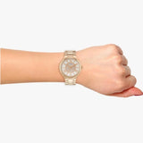 Guess Madison Diamonds White Dial Rose Gold Steel Strap Watch for Women - W0637L3 Buy Now By Guess