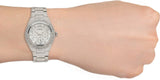 Guess Luna Diamonds Silver Dial Silver Steel Strap Watch for Women - W0729L1 Buy Now By Guess