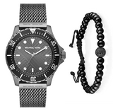 Michael Kors Everest Quartz Grey Dial Grey Mesh Bracelet Watch For Men - MK9093 Buy Now By Michael Kors