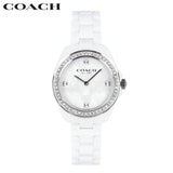 Coach Preston Mother of Pearl Dial White Steel Strap Watch for Women - 14503661 Buy Now By Coach