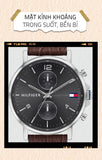 Tommy Hilfiger Daniel Grey Dial Brown Leather Strap Watch for Men - 1710416 Buy Now By Tommy Hilfiger