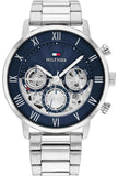 Tommy Hilfiger Legend Chronograph Blue Dial Silver Steel Strap Watch For Men - 1710569 Buy Now By Tommy Hilfiger