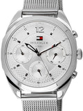 Tommy Hilfiger Mia Silver Dial Silver Mesh Bracelet Watch for Men - 1781628 Buy Now By Tommy Hilfiger