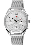 Tommy Hilfiger Mia Silver Dial Silver Mesh Bracelet Watch for Men - 1781628 Buy Now By Tommy Hilfiger