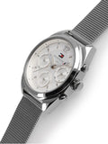 Tommy Hilfiger Mia Silver Dial Silver Mesh Bracelet Watch for Men - 1781628 Buy Now By Tommy Hilfiger