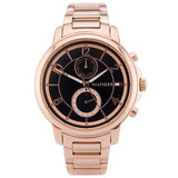 Tommy Hilfiger Claudia Black Dial Rose Gold Steel Strap Watch for Women - 1781820 Buy Now By Tommy Hilfiger