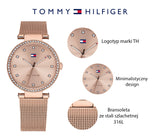 Tommy Hilfiger Lynn Quartz Rose Gold Dial Rose Gold Mesh Bracelet Watch For Women - 1781865 Buy Now By Tommy Hilfiger