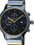 Tommy Hilfiger Blake Blue Dial Blue Steel Strap Watch for Women - 1781893 Buy Now By Tommy Hilfiger