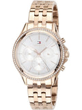 Tommy Hilfiger Ari Diamonds Silver Dial Rose Gold Steel Strap Watch for Women - 1781978 Buy Now By Tommy Hilfiger