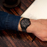 Tommy Hilfiger Blaze Chronograph Black Dial Black Steel Strap Watch For Men - 1792030 Buy Now By Tommy Hilfiger