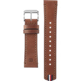 Tommy Hilfiger Monogram Pop Quartz Silver Dial Brown Leather Strap Watch For Men - 1791772 Buy Now By Tommy Hilfiger