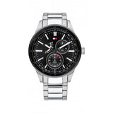 Tommy Hilfiger Austin Black Dial Silver Steel Strap Watch for Men - 1791639 Buy Now By Tommy Hilfiger