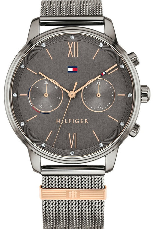 Tommy Hilfiger Blake Quartz Grey Dial Silver Mesh Bracelet Watch for Men - 1782304 Buy Now By Tommy Hilfiger