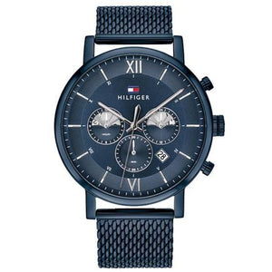Tommy Hilfiger Evan Blue Dial Blue Mesh Bracelet Watch for Men - 1710397 Buy Now By Tommy Hilfiger