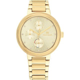 Tommy Hilfiger Joy Analog Gold Dial Gold Steel Strap Watch For Women - 1782536 Buy Now By Tommy Hilfiger