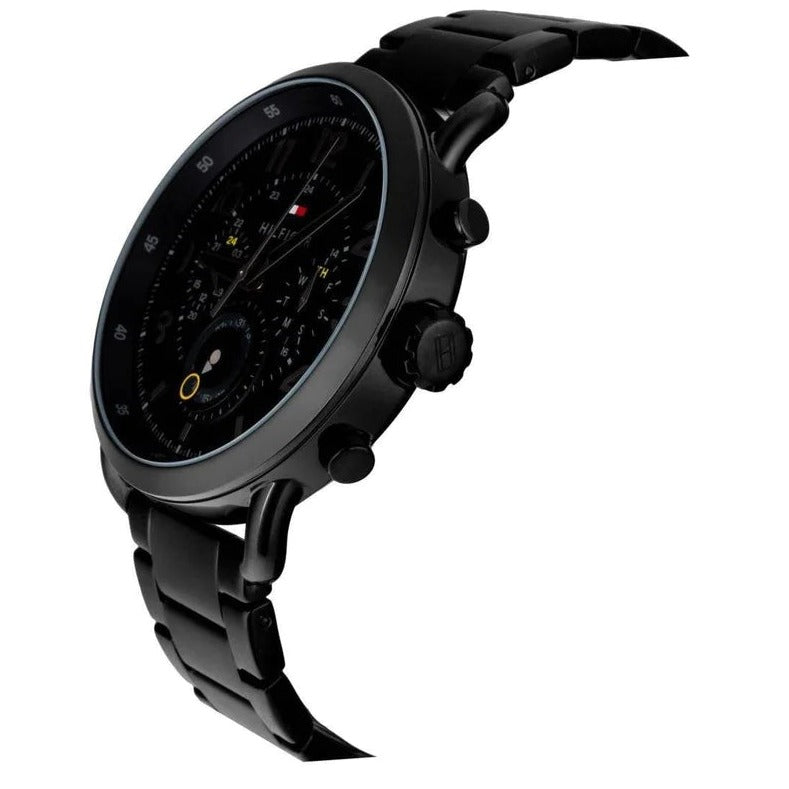 Tommy Hilfiger Briggs Black Dial Black Steel Strap Watch for Men - 1791423 Buy Now By Tommy Hilfiger